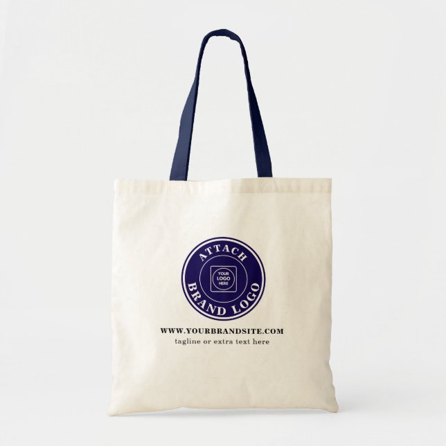 Bolso De Tela Simple Minimalist Custom Business Logo Promotion (Frente)