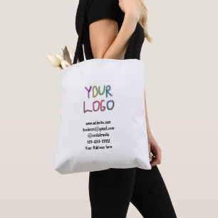 Bolso De Tela simple mínimo añadir su logotipo/diseño aquí texto