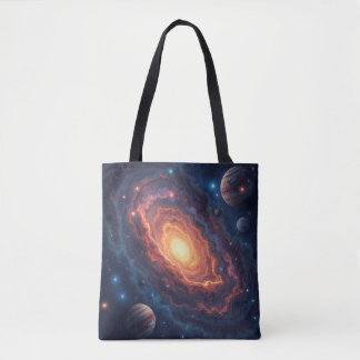 Bolso De Tela Simple Moderno : Galaxy Space Rock Guay