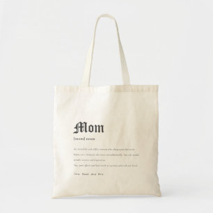 Bolso De Tela Simple Mom Dictionary Definition Personalizado Gif