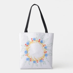 Bolso De Tela simple personalizado mínimo añadir su dirección de