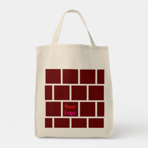 Bolso De Tela simple personalizado mínimo añadir su dirección de
