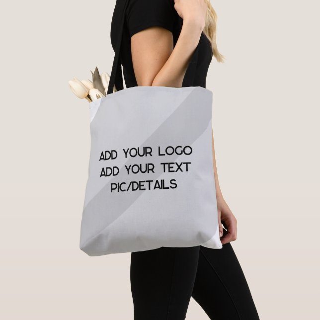 Bolso De Tela simple personalizado mínimo añadir su dirección de (Detalle)