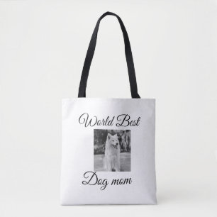 Bolso De Tela Simple y colorido animal añadir nombre foto perro