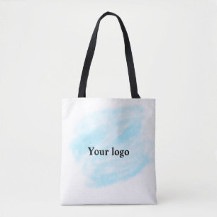 Bolso De Tela Simple y minimalista logo personalizado elegante a