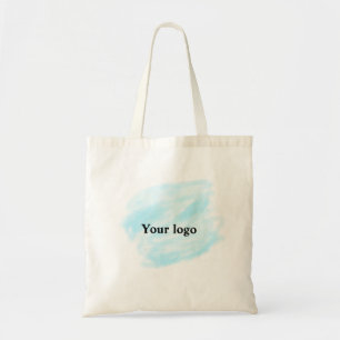 Bolso De Tela Simple y minimalista logo personalizado elegante a