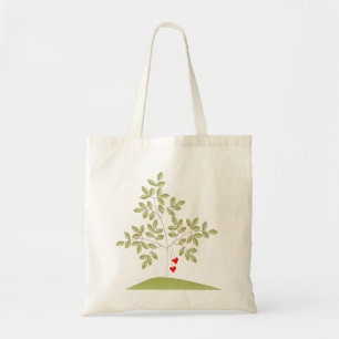 Bolso De Tela Simplemente árbol de amor