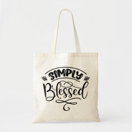 Bolso De Tela Simplemente bendecido