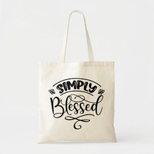 Bolso De Tela Simplemente bendecido