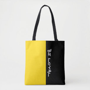 Bolso De Tela Simplemente colores SUN AMARILLO y tu texto