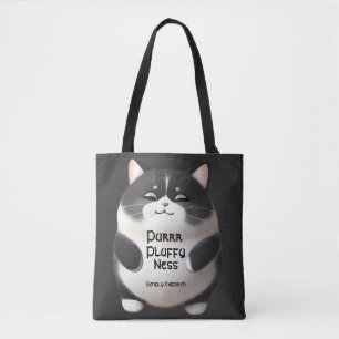 Bolso De Tela Simplemente Enspirada Purrr Fluffiness