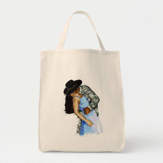 Bolso De Tela Sin aliento - tote del ultramarinos (Frente)