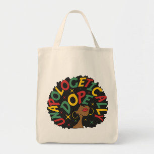 Bolso De Tela Sin arrepentimiento, Dope Black Chica Afro