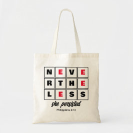 Bolso De Tela SIN EMBARGO, LA personalizado PERSISTIÓ EN EL HECH