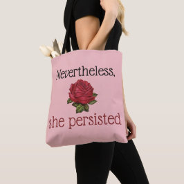 Bolso De Tela Sin Embargo, Persistió Moda Vintage Rosa