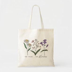 Bolso De Tela Sin lluvia sin flores