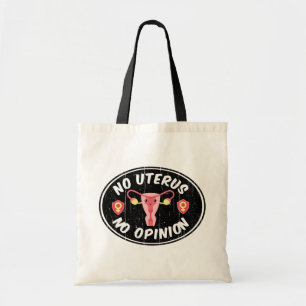 Bolso De Tela Sin útero, sin opinión a favor