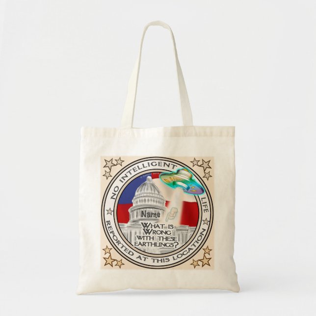 Bolso De Tela Sin vida inteligente (Frente)
