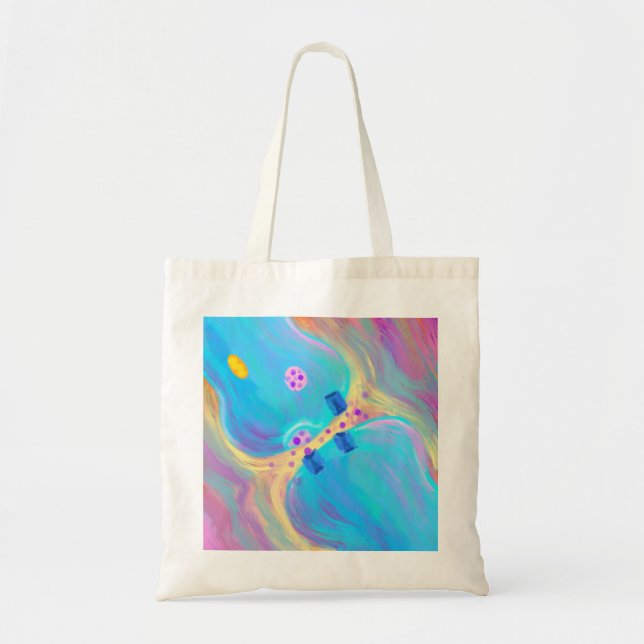 Bolso De Tela Sinapsis Pastel (Frente)