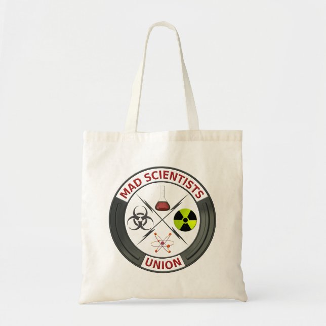 Bolso De Tela Sindicato de Científicos Locos (Frente)