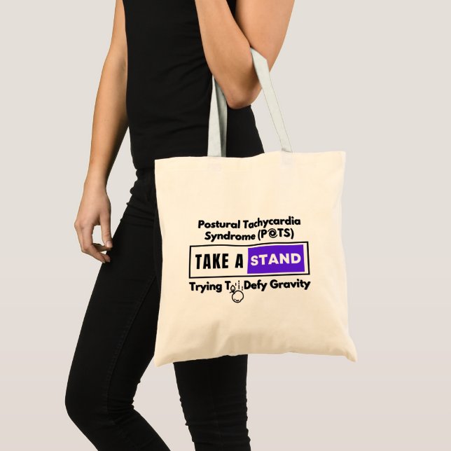 Bolso De Tela Síndrome de taquicardia postural (POTS) desafía la (Anverso (producto))