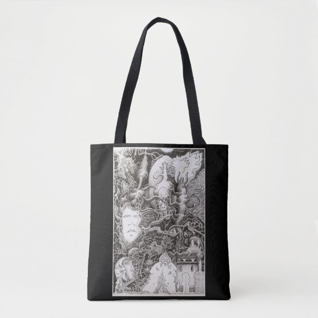 Bolso De Tela Síndrome Mindsucker Brian Benson (Anverso)