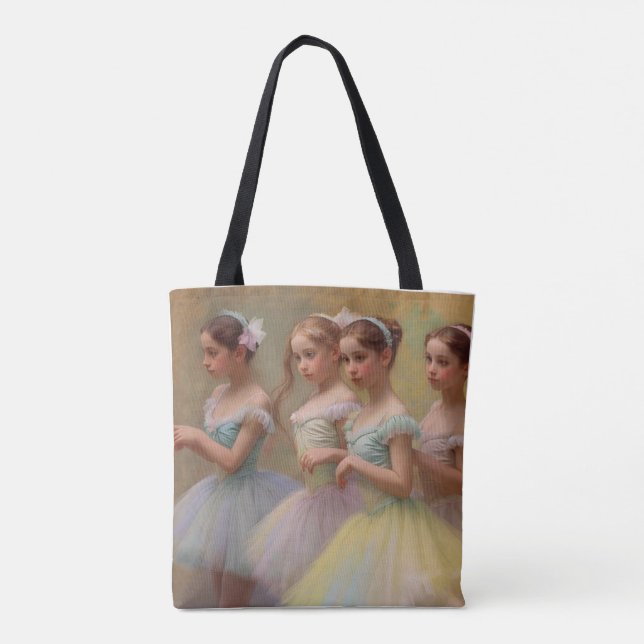 Bolso De Tela Sinfonía de bailarinas (Reverso)