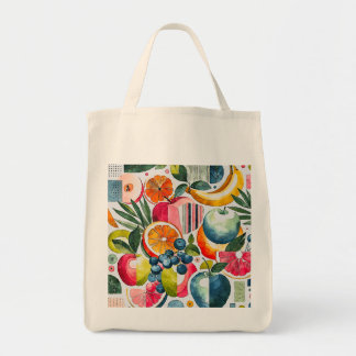 Bolso De Tela Sinfonía de frutas Pastel