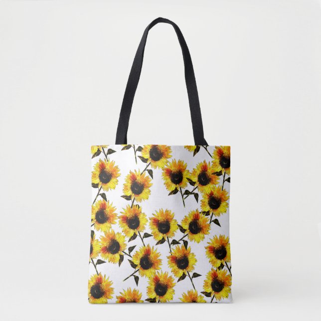 Bolso De Tela Sinfonía de girasol (Anverso)