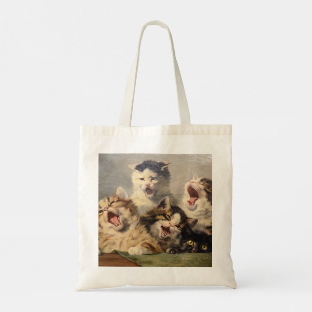 Bolso De Tela Sinfonía gatita por Julius Adam II (Reverso)
