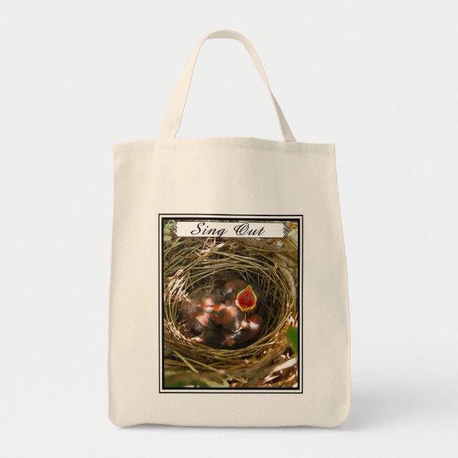 Bolso De Tela Sing Out - Tote (Frente)