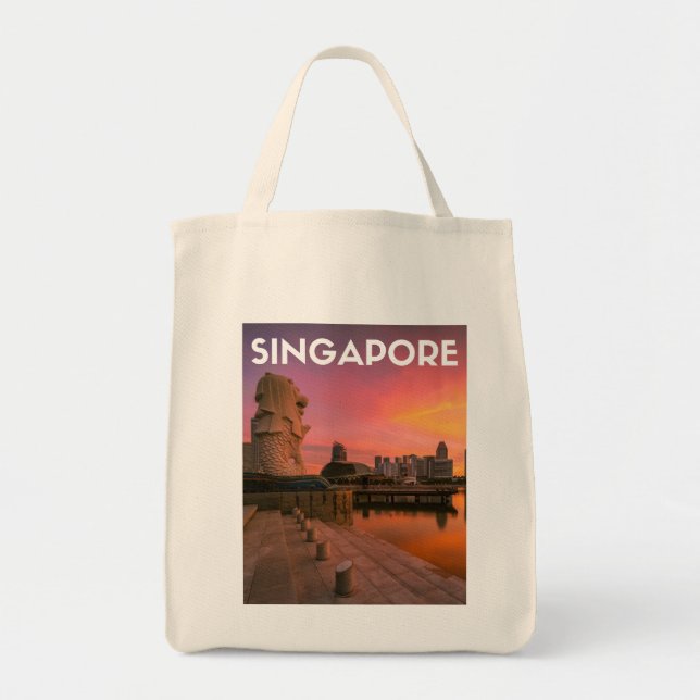 Bolso De Tela Singapur (Frente)