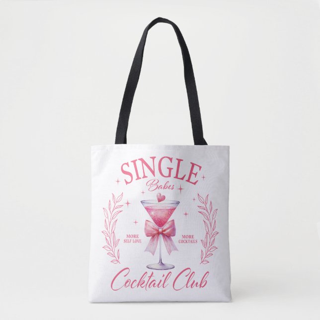 Bolso De Tela Singles Babes Cocktail Club Tote Bag (Anverso)