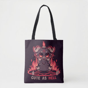 Bolso De Tela Sintiéndose aburrido como un infierno