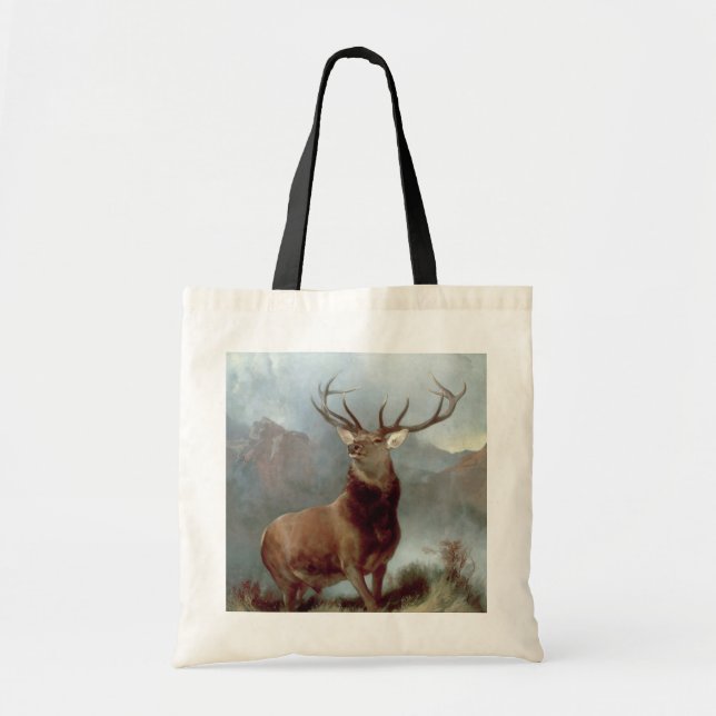 Bolso De Tela Sir Edwin Landseer | Monarca del Glen, 1851 (Frente)