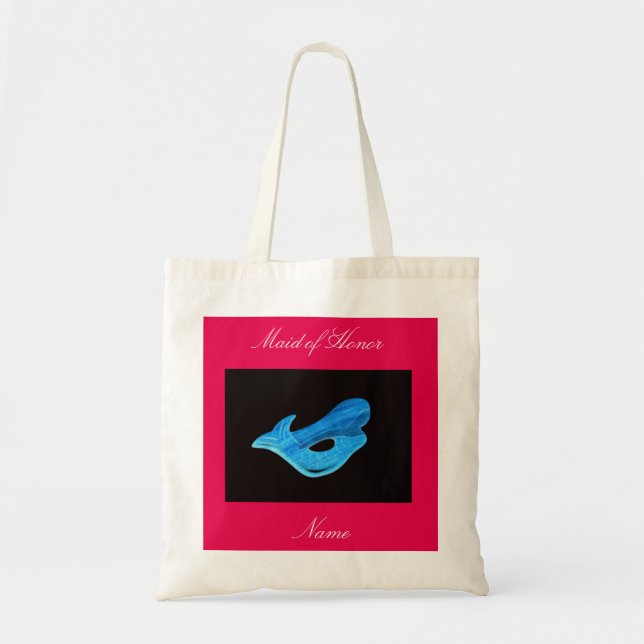 Bolso De Tela Sirena azul de Honor (Frente)