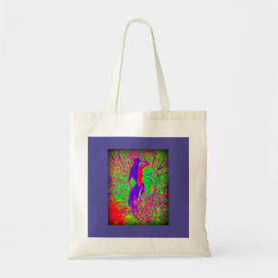Bolso De Tela sirena de estilo hippie de groovía violeta