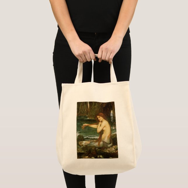 Bolso De Tela Sirena de John William Waterhouse (Anverso (producto))