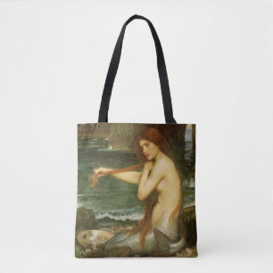 Bolso De Tela Sirena de John William Waterhouse