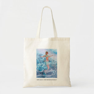 Bolso De Tela Sirena Fantasía