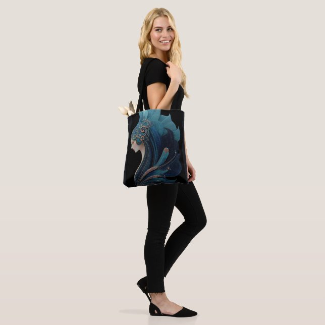 BOLSO DE TELA SIRENA NOIR #2 (Puesto)