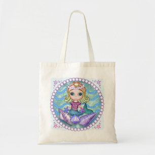 Bolso De Tela Sirena Pequeña