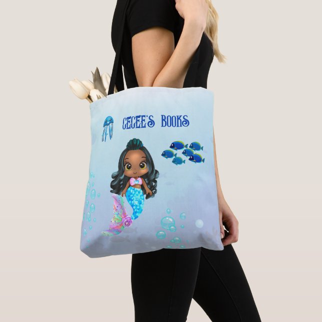 Bolso De Tela Sirena personalizada (Detalle)