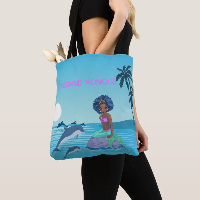 Bolso De Tela Sirena personalizada (Detalle)
