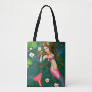 Bolso De Tela Sirena roja