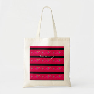 Bolso De Tela sirenas rosadas nadando
