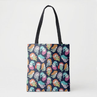 Bolso De Tela Sirenas: un modelo caprichoso y sin costuras.