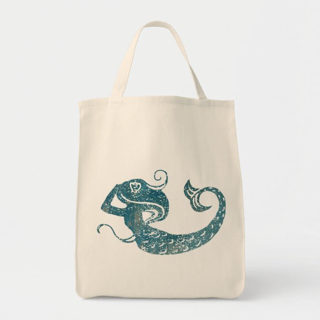 Bolso De Tela Sirenita (Frente)