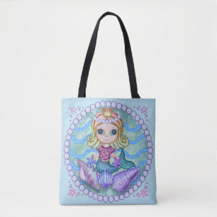 Bolso De Tela Sirenita