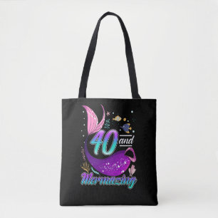Bolso De Tela Sirenita de 40 años, esposa de 40 años, novia